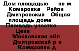 Дом площадью 333 кв.м, Комаровка › Район ­ Дмитровский › Общая площадь дома ­ 333 › Площадь участка ­ 15 › Цена ­ 25 000 000 - Московская обл., Дмитровский р-н, Комаровка д. Недвижимость » Дома, коттеджи, дачи продажа   . Московская обл.